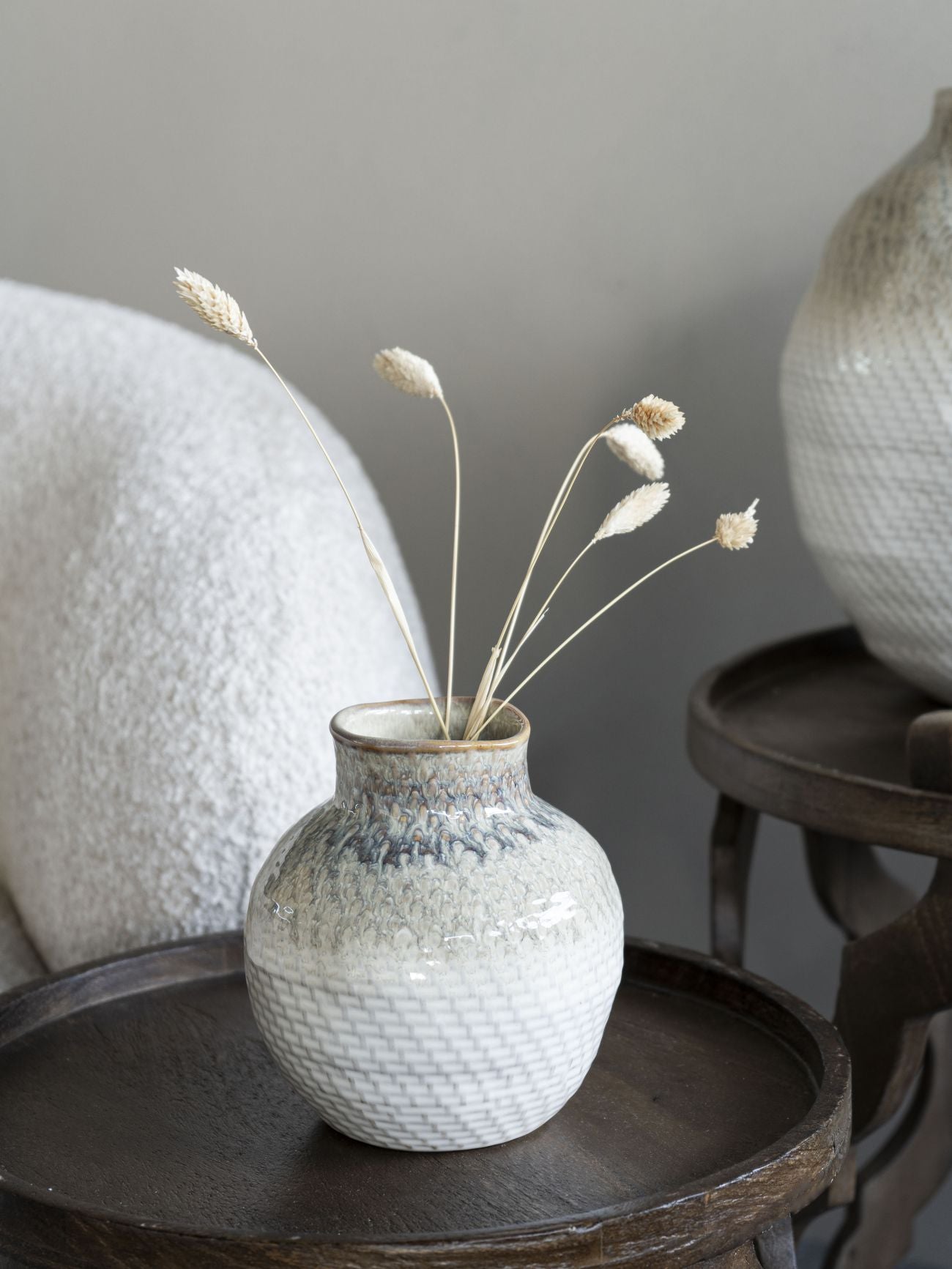 Ceramic Woven Ombre Vase | Small